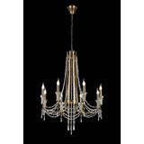 Armand 85cm 8 Light Crystal Chandelier - French Gold