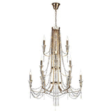 Armand 85cm 12 Light Crystal Chandelier - French Gold