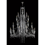 Armand 112cm 24 Light Crystal Chandelier - Polished Chrome