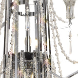 Armand 112cm 24 Light Crystal Chandelier - Polished Chrome