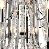 Armand 112cm 24 Light Crystal Chandelier - Polished Chrome