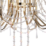 Armand 112cm 24 Light Crystal Chandelier - French Gold
