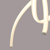 Armonia Vertical LED Semi-Flush Ceiling Light 40W 3000K - Polished Chrome