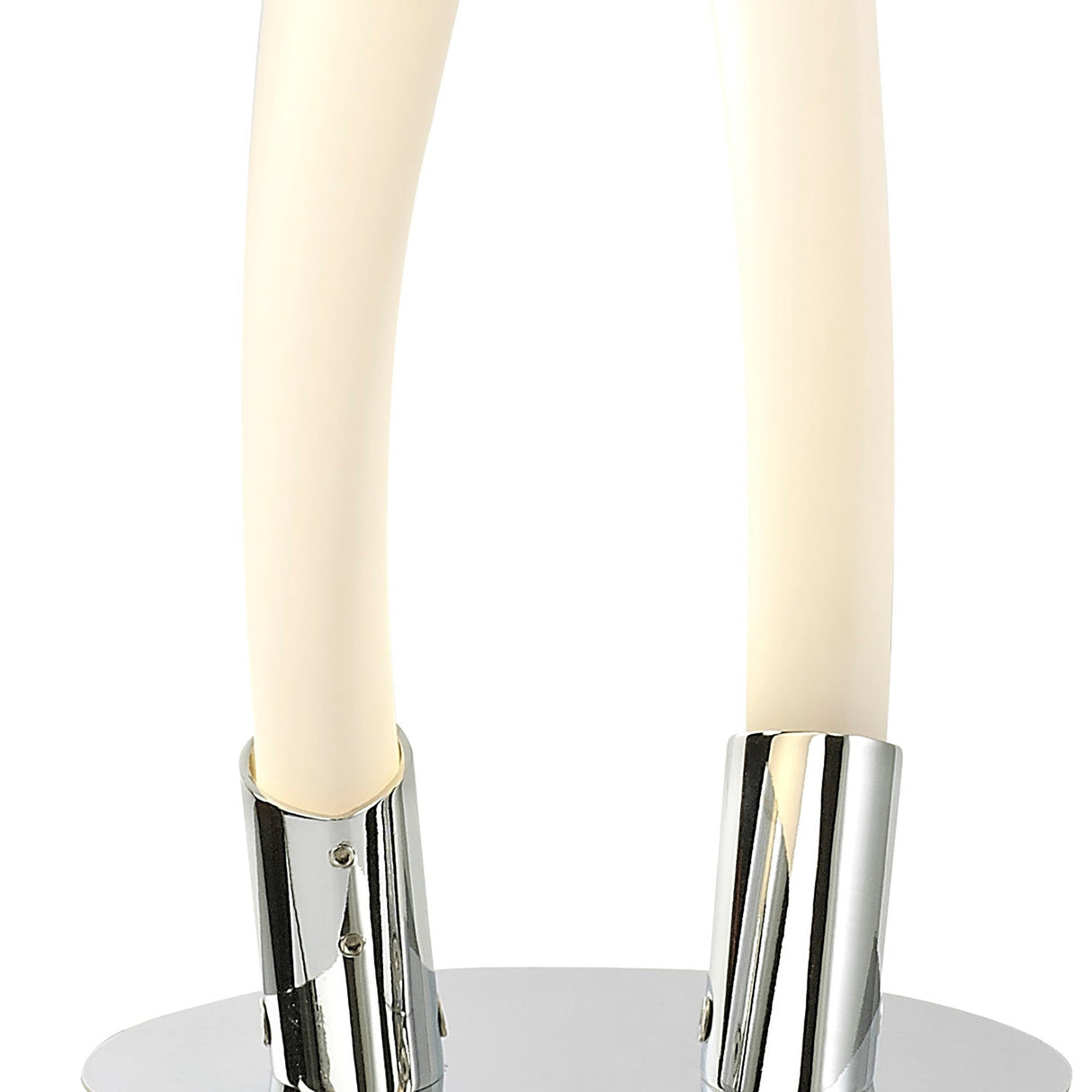 Armonia LED Frosted Acrylic Table Lamp 18W 3000K - Polished Chrome