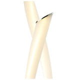 Armonia LED Frosted Acrylic Table Lamp 18W 3000K - Polished Chrome