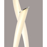 Armonia LED Frosted Acrylic Table Lamp 18W 3000K - Polished Chrome
