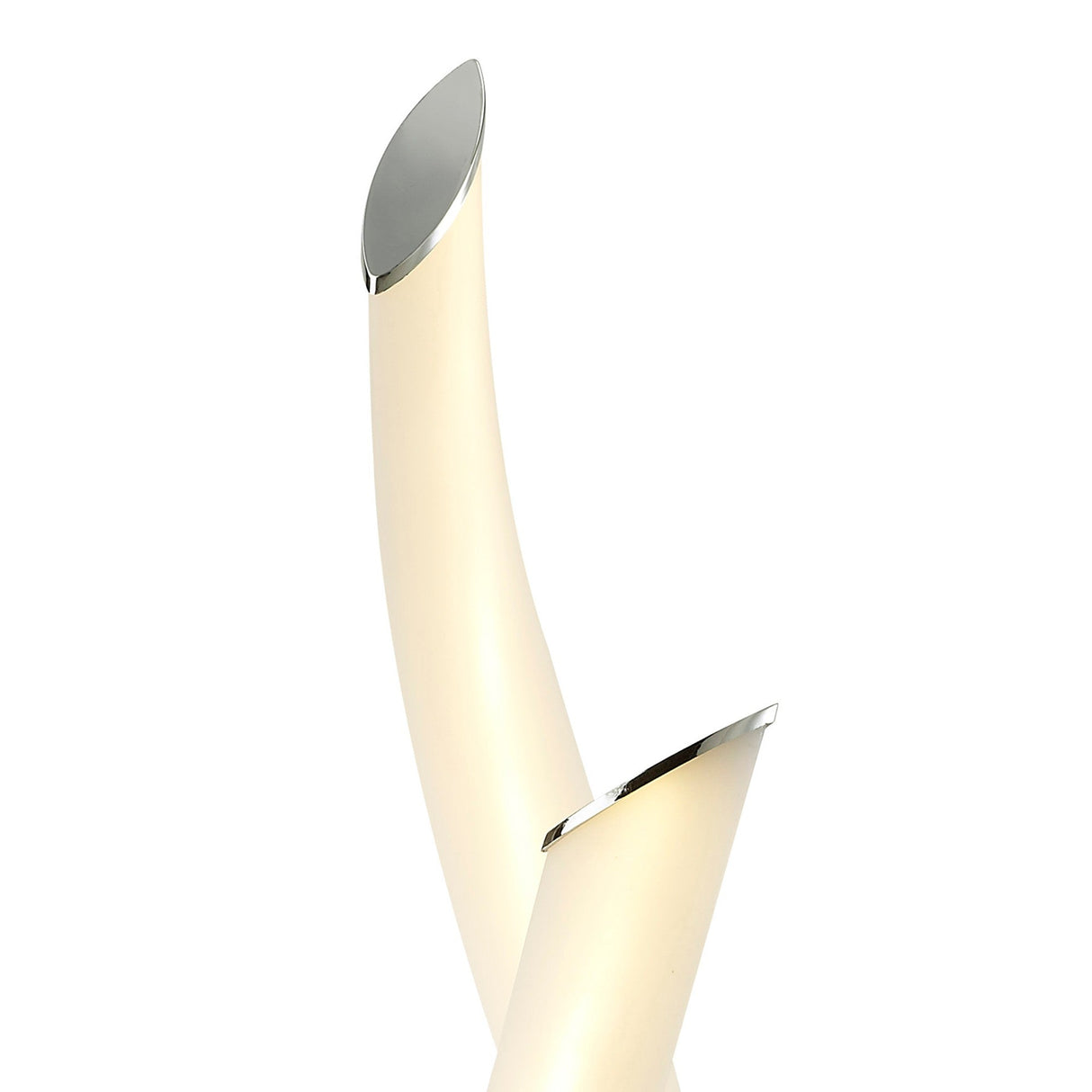 Armonia LED Frosted Acrylic Table Lamp 18W 3000K - Polished Chrome
