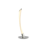 Armonia LED Frosted Acrylic Table Lamp 10W 3000K - Polished Chrome
