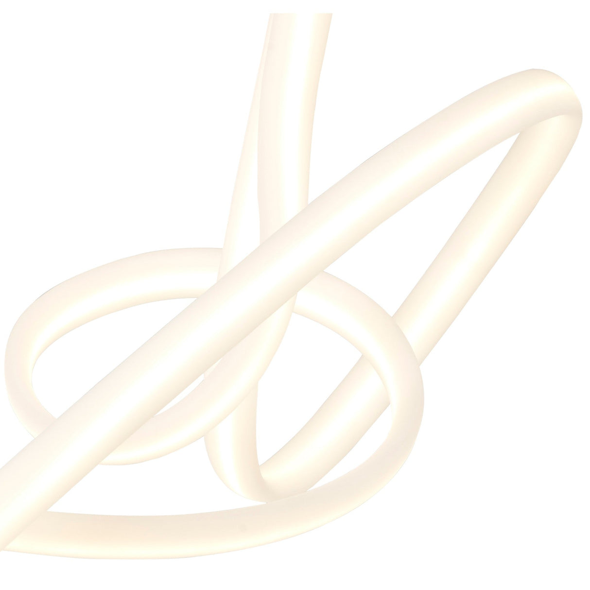 Armonia Medium Ribbons Dimmable LED Semi-Flush Ceiling Light 60W 3000K - Dark Silver