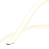 Armonia Spiral Dimmable LED Semi-Flush Ceiling Light 60W 3000K - Dark Silver