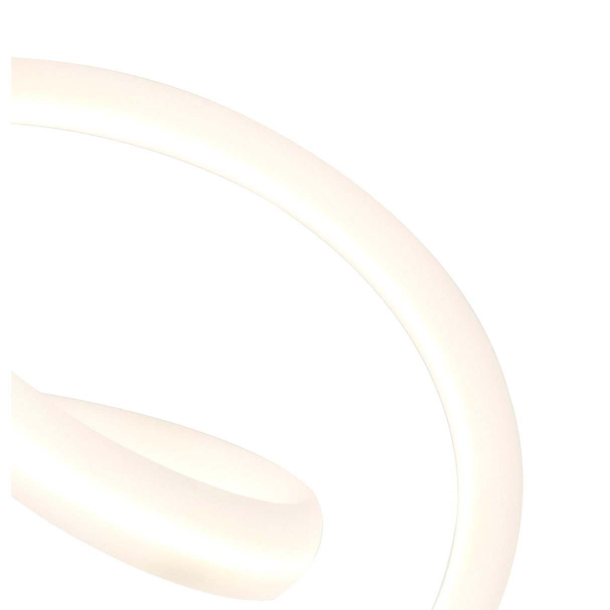 Armonia Curl LED Dimmable Semi-Flush Ceiling Light 40W 3000K - Dark Silver