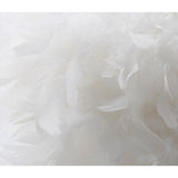 Arqus Feather Lampshade - White, 25 x 18cm