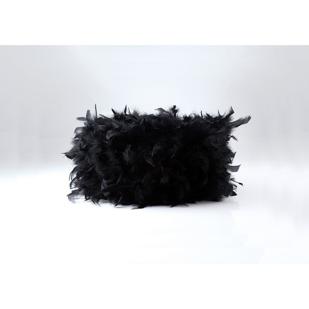 Arqus Feather Lampshade - Black, 25 x 18cm