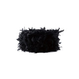Arqus Feather Lampshade - Black, 25 x 18cm