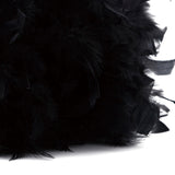 Arqus Feather Lampshade - Black, 33 x 20cm