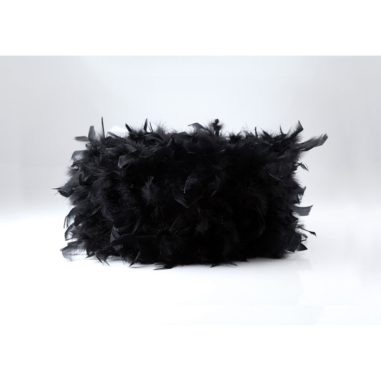 Arqus Feather Lampshade - Black, 33 x 20cm