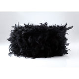 Arqus Feather Lampshade - Black, 41 x 23cm