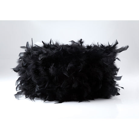 Arqus Feather Lampshade - Black, 41 x 23cm