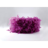 Arqus Feather Lampshade - Aubergine, 33 x 20cm