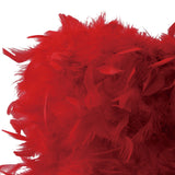 Arqus Feather Lampshade - Red, 25 x 18cm