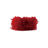 Arqus Feather Lampshade - Red, 25 x 18cm