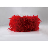Arqus Feather Lampshade - Red, 33 x 20cm