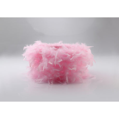 Arqus Feather Lampshade - Pink, 33 x 20cm