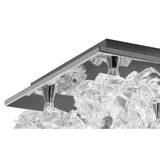Artic 4 Light Semi-Flush Ceiling Light - Polished Chrome