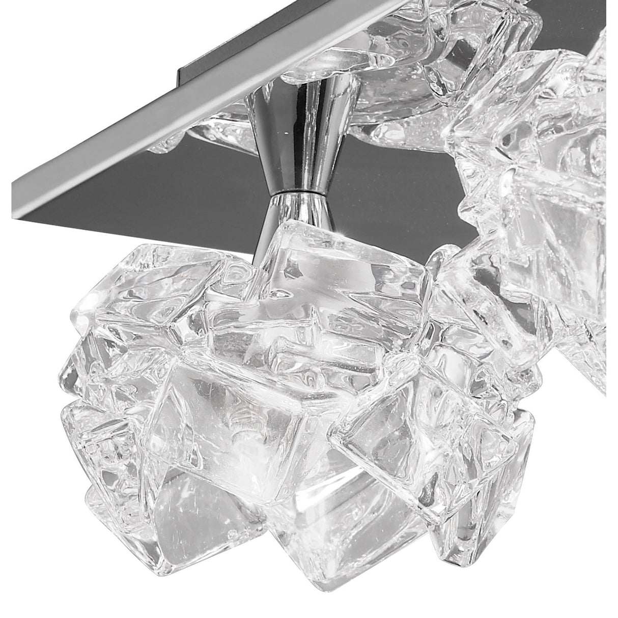 Artic 4 Light Semi-Flush Ceiling Light - Polished Chrome