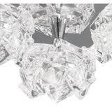 Artic Large 3 Light Semi-Flush Ceiling Light - Polished Chrome