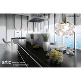 Artic 3 Light Bar Pendant Light - Polished Chrome