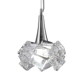 Artic 20cm Large 1 Light Pendant Light - Polished Chrome