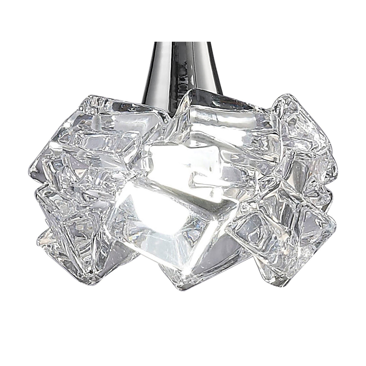 Artic 20cm Large 1 Light Pendant Light - Polished Chrome