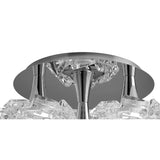 Artic Small 3 Light Semi-Flush Ceiling Light - Polished Chrome