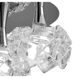 Artic Small 3 Light Semi-Flush Ceiling Light - Polished Chrome