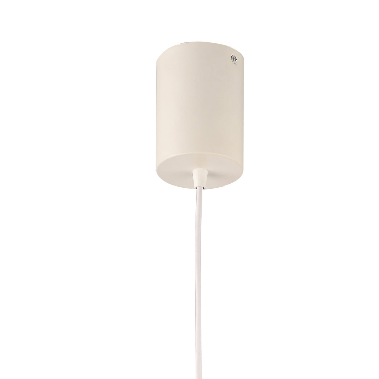 Aruba 9.5cm Small Round 1 Light Pendant Light - Matt White