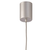 Aruba 9.5cm Small Round 1 Light Pendant Light - Silver