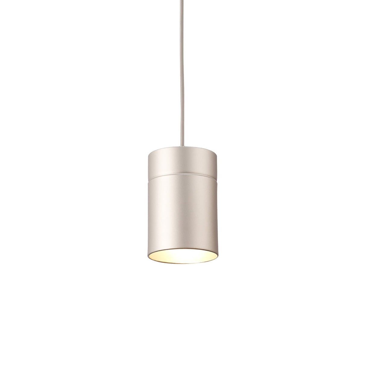 Aruba 9.5cm Small Round 1 Light Pendant Light - Silver