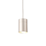 Aruba 9.5cm Small Round 1 Light Pendant Light - Silver