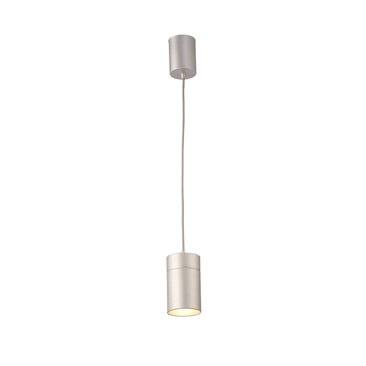 Aruba 9.5cm Small Round 1 Light Pendant Light - Silver