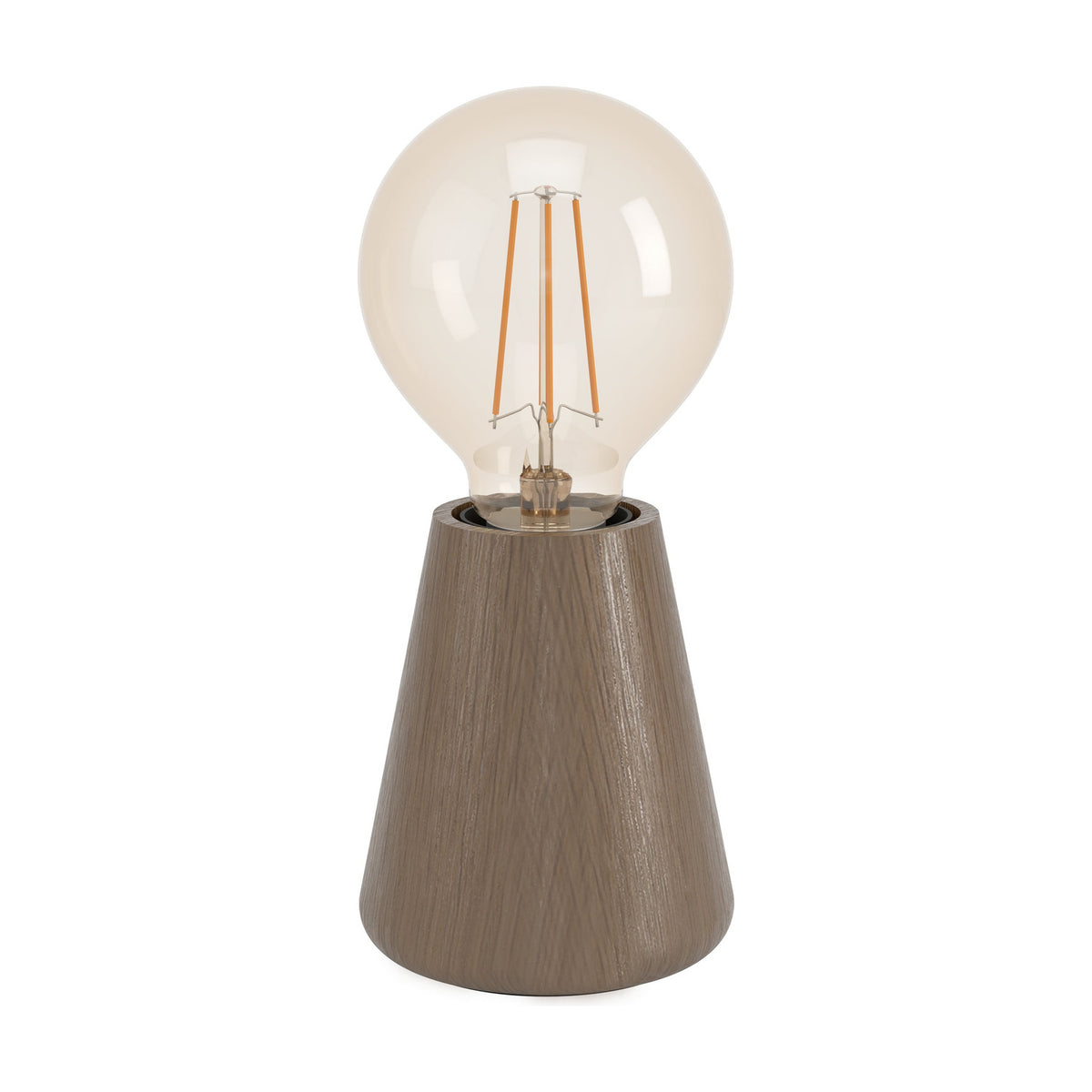 Asby Table Lamp - Dark Wood