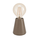 Asby Table Lamp - Dark Wood