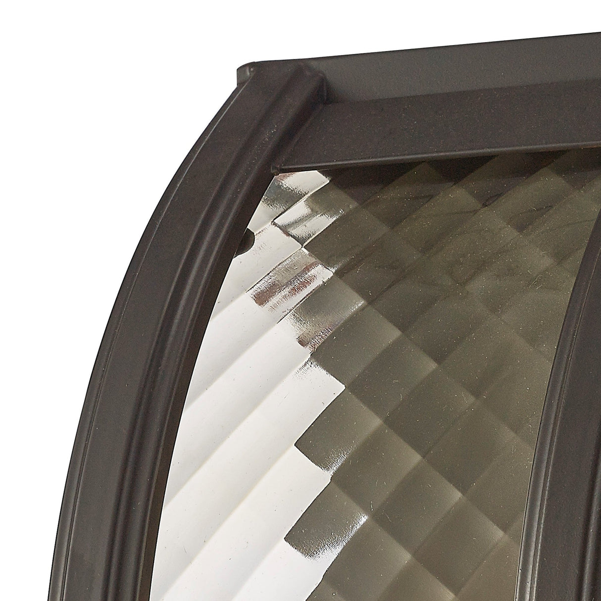 Asia 1 Light Glass Wall Light - Oiled Bronze