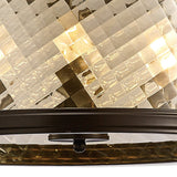 Asia 47cm 4 Light Lantern Chandelier - Oiled Bronze