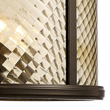 Asia 47cm 8 Light Lantern Chandelier - Oiled Bronze