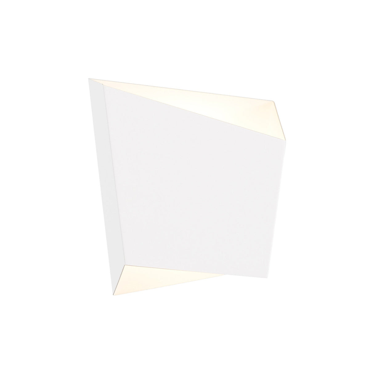 Asimetric Rhombus Wall Light - White