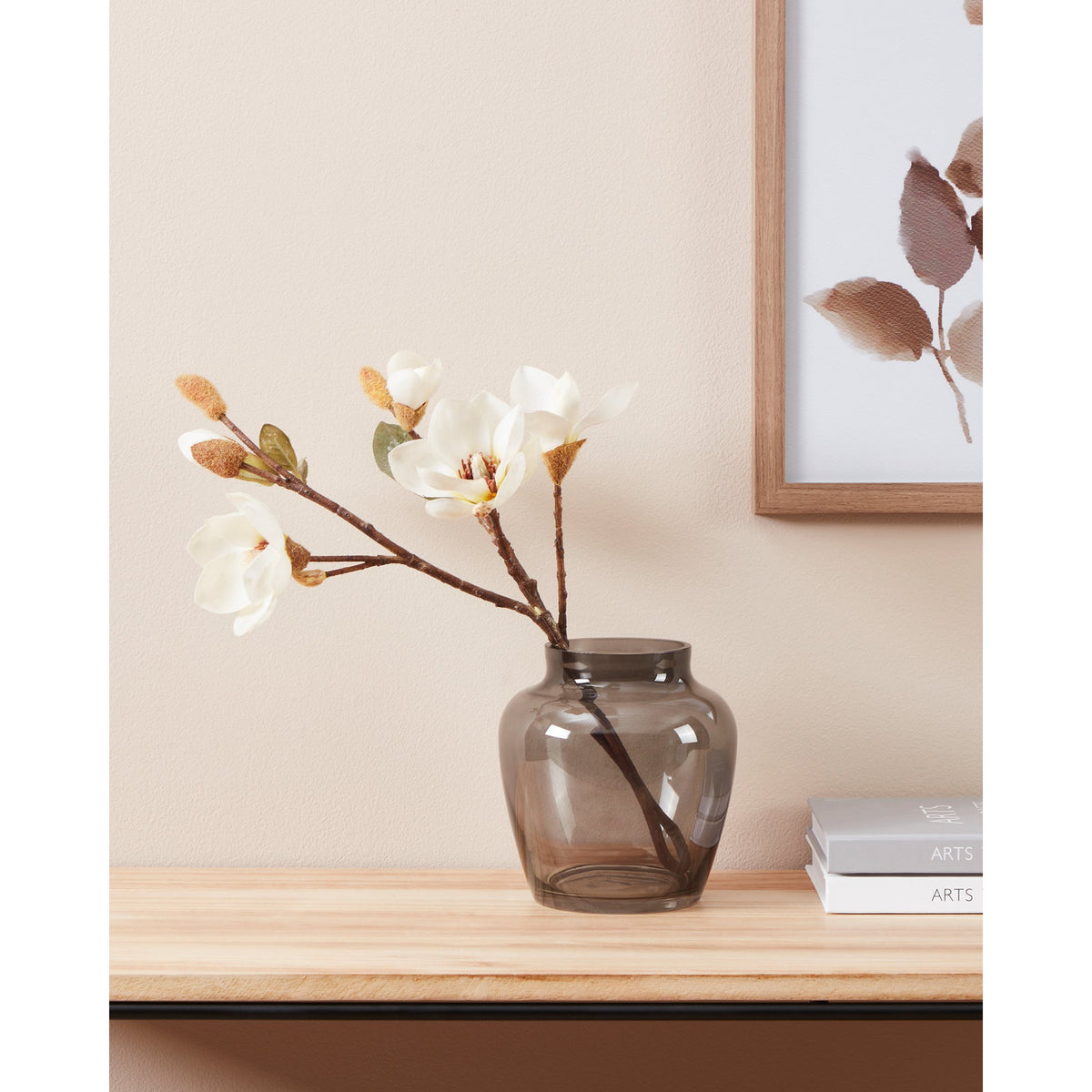 Asindro Glass Vase - Grey