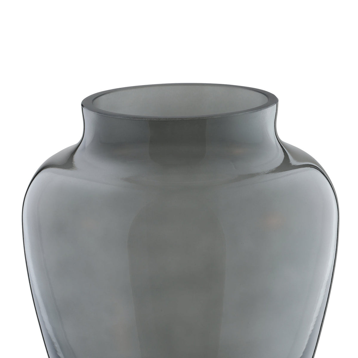 Asindro Glass Vase - Grey
