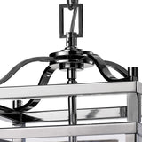 Aston Square 3 Light Lantern Chandelier - Polished Chrome