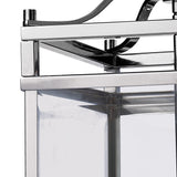 Aston Square 3 Light Lantern Chandelier - Polished Chrome